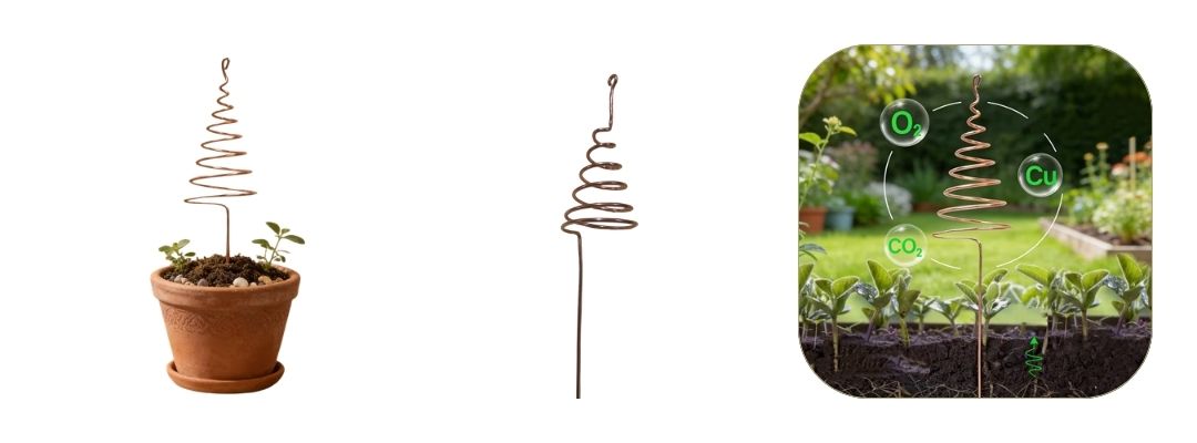 Antena de Cobre  para Jardim e Cultivo de Plantas M1
